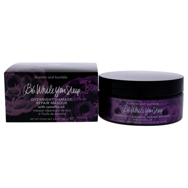 Bumble and Bumble While You Sleep Overnight Damage Repair Masque by Bumble and Bumble for Unisex - 6.4 oz Masque