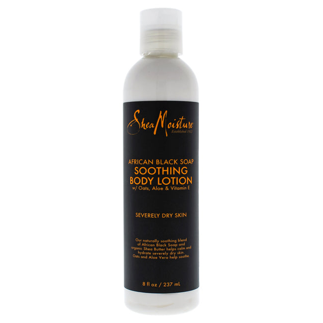 Shea Moisture African Black Soap Soothing Body Lotion by Shea Moisture for Unisex - 8 oz Body Lotion