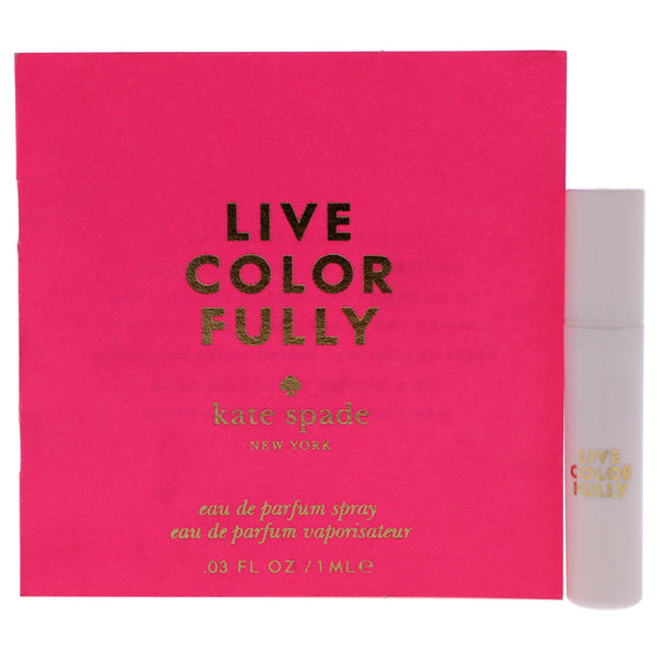 Kate Spade Live Colorfully by Kate Spade for Women - 1 Pc Vial On Card