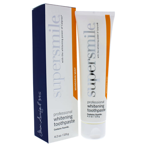 Supersmile Professional Whitening Toothpaste - Mandarin Mint by Supersmile for Unisex - 4.2 oz Toothpaste