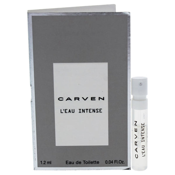 Carven LEau Intense by Carven for Men - 1.2 ml EDT Spray Vial (Mini)