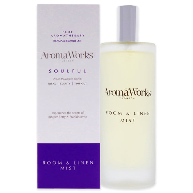 Aromaworks Soulful Room Mist by Aromaworks for Unisex - 3.38 oz Room Spray