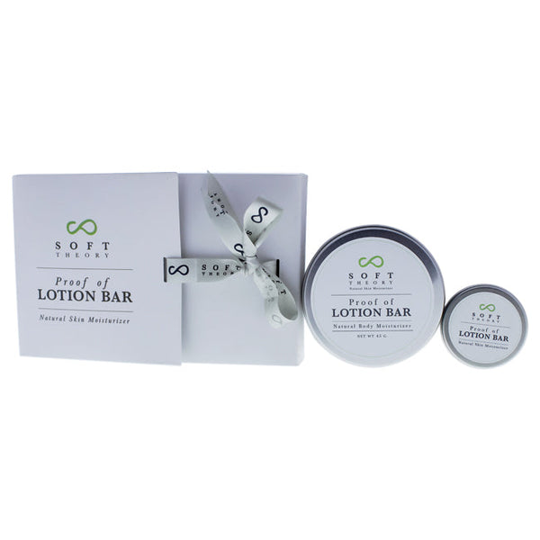 Soft Theory Proof of Lotion Bar Oil Based Intensive Moisturizer Kit by Soft Theory for Unisex - 2 Pc 1.6oz and 0.35oz Proof of Lotion Bar Oil