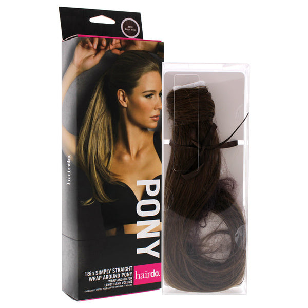 Hairdo Simply Straight Pony - R830 Ginger Brown by Hairdo for Women - 18 Inch Hair Extension