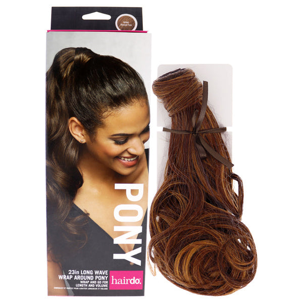 Hairdo Wave Wrap Around Pony - R28S Glazed Fire by Hairdo for Women - 23 Inch Hair Extension