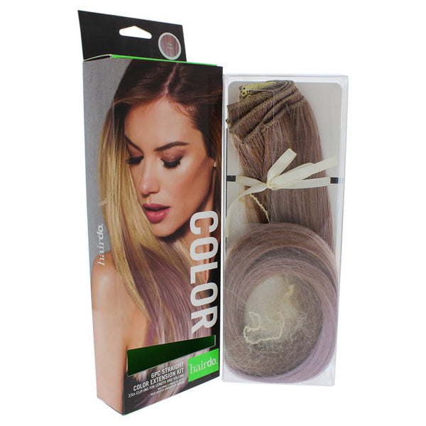 Hairdo Straight Color Extension Kit - Pink Frost by Hairdo for Women - 6 x 23 Inch Hair Extension