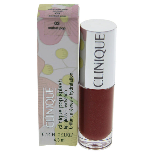 Clinique Pop Splash - 03 Sorbet Pop by Clinique for Women - 0.14 oz Lip Gloss