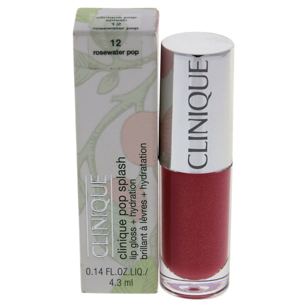 Clinique Pop Splash - 12 Rosewater Pop by Clinique for Women - 0.14 oz Lip Gloss