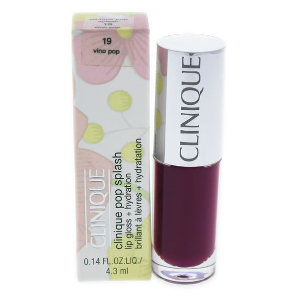 Clinique Pop Splash - 19 Vino Pop by Clinique for Women - 0.14 oz Lip Gloss