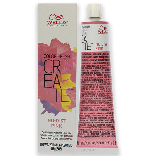 Wella Color Fresh Create Semi-Permanent Color - Nudist Pink by Wella for Unisex - 2 oz Hair Color