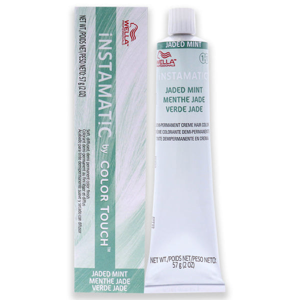 Wella Instamatic By Color Touch Demi-Permanent Hair Color - Jaded Mint by Wella for Unisex - 2 oz Hair Color