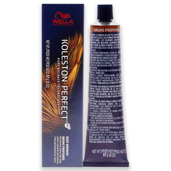 Wella Koleston Perfect Permanent Creme Hair Color - 5 75 Light Brown-Brown Red-Violet by Wella for Unisex - 2 oz Hair Color