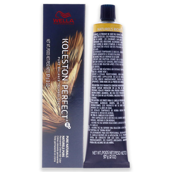 Wella Koleston Perfect Permanent Creme Hair Color - 7 03 Medium Blonde-Natural Gold by Wella for Unisex - 2 oz Hair Color