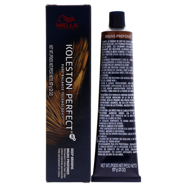 Wella Koleston Perfect Permanent Creme Hair Color - 8 7 Light Blonde-Brown by Wella for Unisex - 2 oz Hair Color