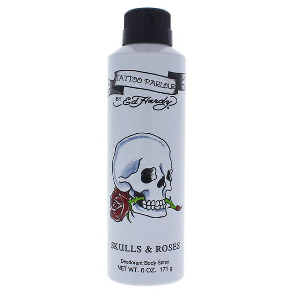 Christian Audigier Ed Hardy Skulls and Roses by Christian Audigier for Men - 6 oz Deodorant Body Spray