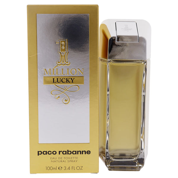Paco Rabanne 1 Million Lucky by Paco Rabanne for Men - 3.4 oz EDT Spray