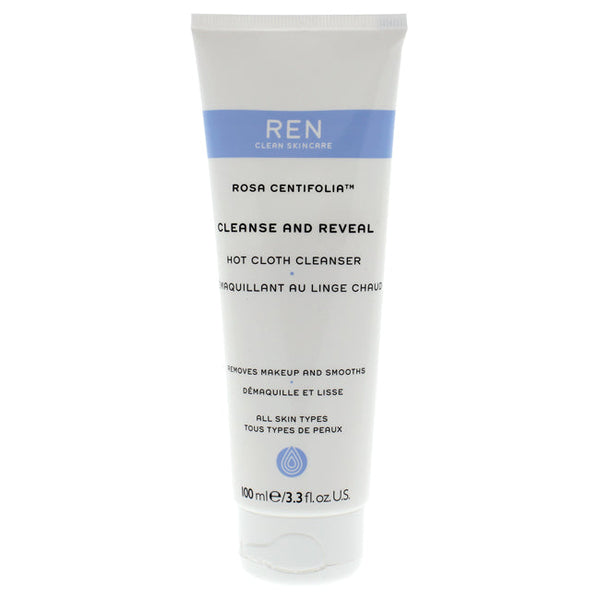 REN Rosa Centifolia Hot Cloth Cleanser by REN for Unisex - 3.3 oz Cleanser
