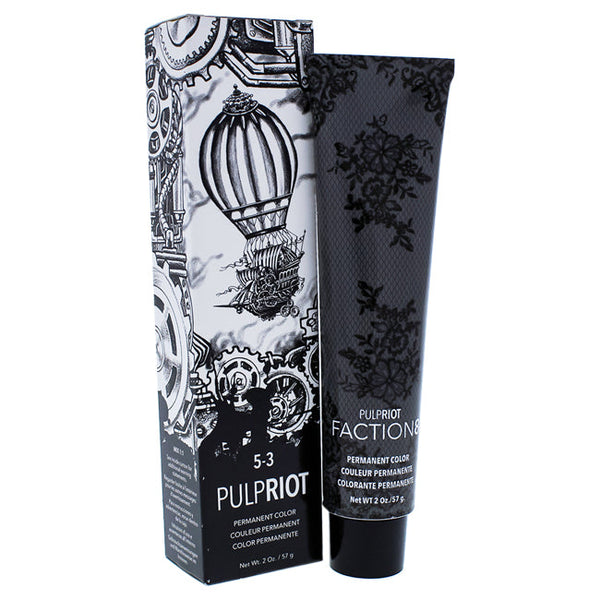 Pulp Riot Faction8 Permanent Hair Color 5-3 Gold by Pulp Riot for Unisex - 2 oz Hair Color