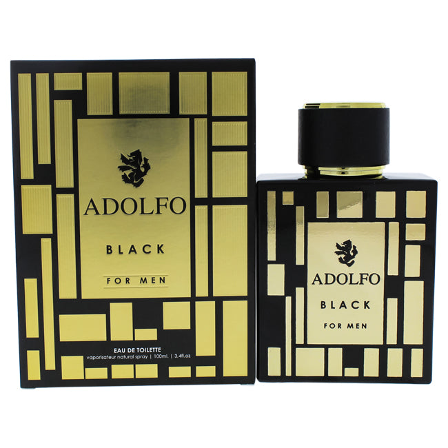 Adolfo Dominguez Black by Adolfo Dominguez for Men - 3.4 oz EDT Spray