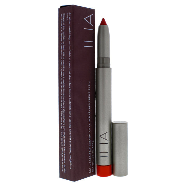 ILIA Beauty Satin Cream Lip Crayon - Push It by ILIA Beauty for Women - 0.05 oz Lipstick