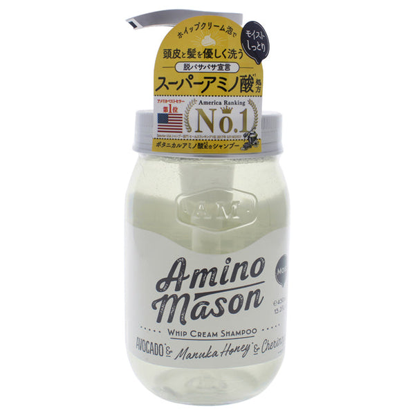Amino Mason Moist Whip Cream Shampoo by Amino Mason for Unisex - 15.2 oz Shampoo