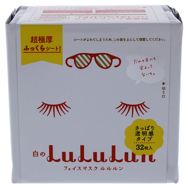 Lululun Face Mask - White by Lululun for Women - 32 Pc Mask