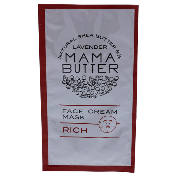 Mama Butter Face Cream Mask - Rich by Mama Butter for Women - 1 Pc Mask