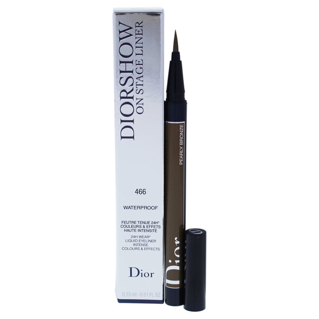 Christian Dior Diorshow On Stage Liquid Eyeliner Waterproof - 466 Pearly Bronze by Christian Dior for Women - 0.01 oz Eyeliner
