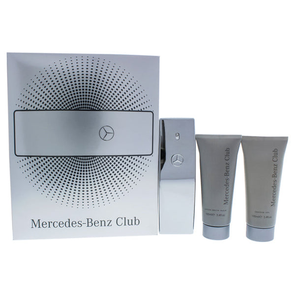 Mercedes-Benz Mercedes-Benz Club by Mercedes-Benz for Men - 3 Pc Gift Set 3.4oz EDT Spray, 3.4oz Shower Gel, 3.4oz After Shave