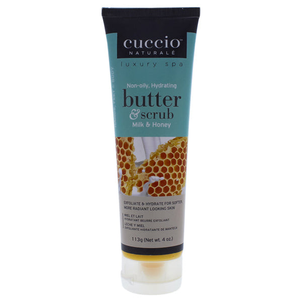 Cuccio Butter and Scrub - Milk and Honey by Cuccio for Unisex - 4 oz Scrub