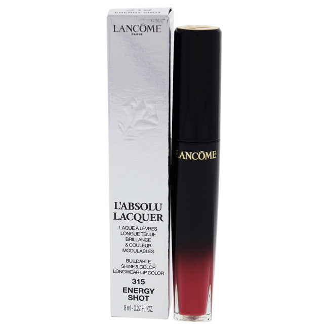 Lancome LAbsolu Lacquer Lipstick - 315 Energy Shot by Lancome for Women - 0.27 oz Lipstick