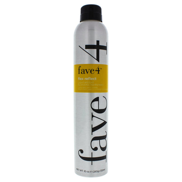 Fave4 Flex Reflect Lightweight Glossing by Fave4 for Unisex - 10 oz Hairspray