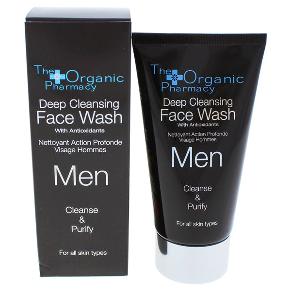 The Organic Pharmacy Men Deep Cleansing Face Wash by The Organic Pharmacy for Men - 2.5 oz Cleanser