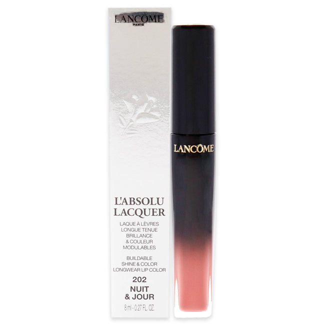 Lancome LAbsolu Lacquer Lipstick - 202 Nuit and Jour by Lancome for Women - 0.27 oz Lipstick