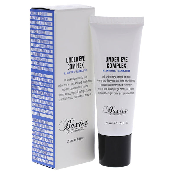 Baxter Of California Under Eye Complex Cream by Baxter Of California for Men - 0.75 oz Cream