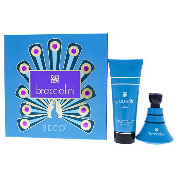 Braccialini Deco Pour Femme by Braccialini for Women - 2 Pc Gift Set 3.4oz EDP Spray, 6.8oz Body Lotion
