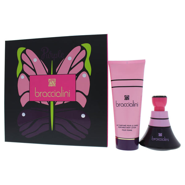 Braccialini Purple Pour Femme by Braccialini for Women - 2 Pc Gift Set 3.4oz EDP Spray, 6.8oz Body Lotion
