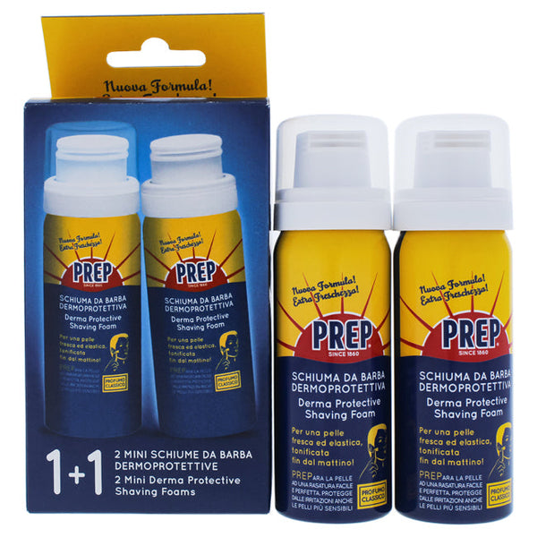 Prep Derma Protective Shaving Foam by Prep for Men - 2 x 1.7 oz Shaving Foam