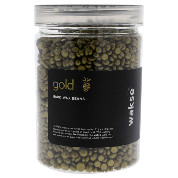 Wakse Gold Hard Wax Beans by Wakse for Unisex - 12.8 oz Wax