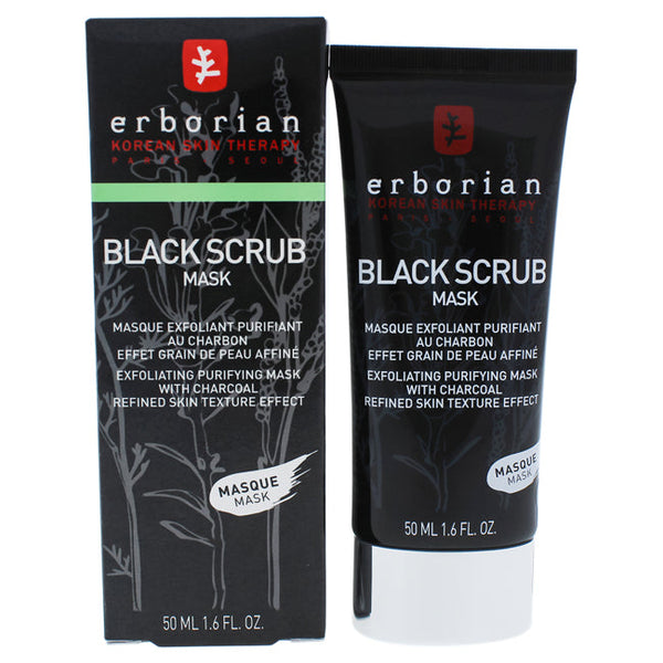 Erborian Black Scrub Mask by Erborian for Women - 1.6 oz Scrub