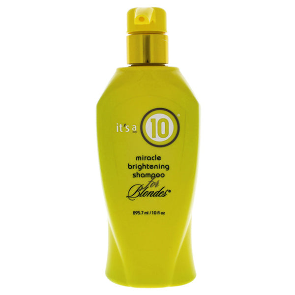 Its A 10 Miracle Brightening Shampoo For Blondes by Its A 10 for Unisex - 10 oz Shampoo