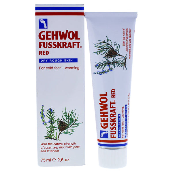 Gehwol Fusskraft Red Rich Foot Cream by Gehwol for Unisex - 2.6 oz Cream