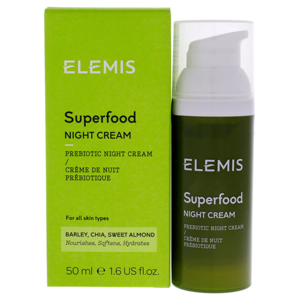 Elemis Superfood Night Cream by Elemis for Unisex - 1.6 oz Cream