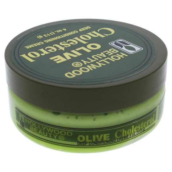 Hollywood Beauty Olive Cholesterol Deep Conditioning Creme by Hollywood Beauty for Unisex - 4 oz Cream