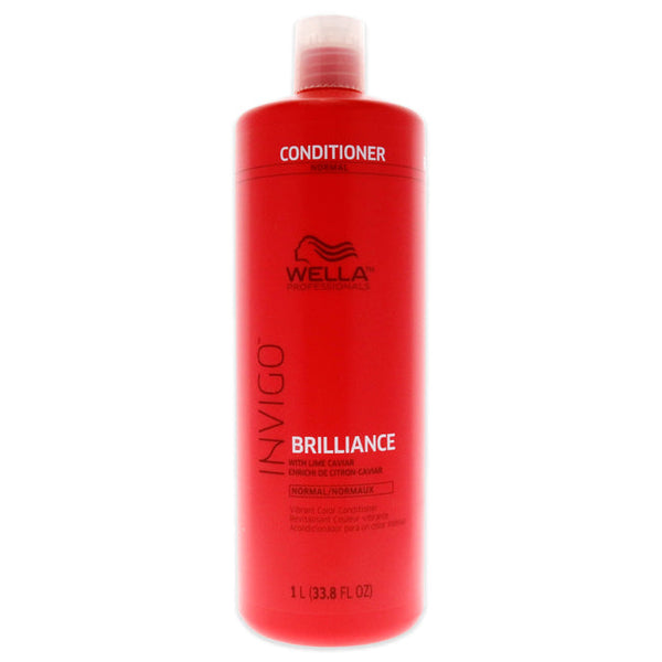 Wella Invigo Brilliance Conditioner For Normal Hair by Wella for Unisex - 33.8 oz Conditioner
