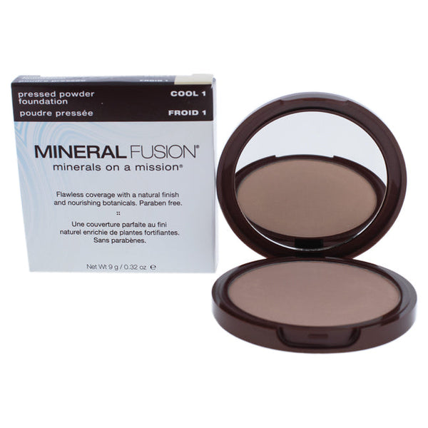 Mineral Fusion Pressed Powder Foundation - 01 Cool by Mineral Fusion for Women - 0.32 oz Foundation