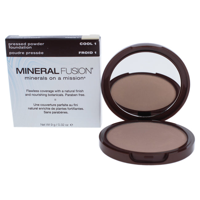 Mineral Fusion Pressed Powder Foundation - 01 Cool by Mineral Fusion for Women - 0.32 oz Foundation