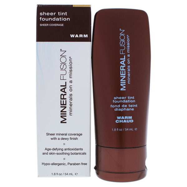 Mineral Fusion Sheer Tint Foundation - Warm by Mineral Fusion for Women - 1.8 oz Foundation