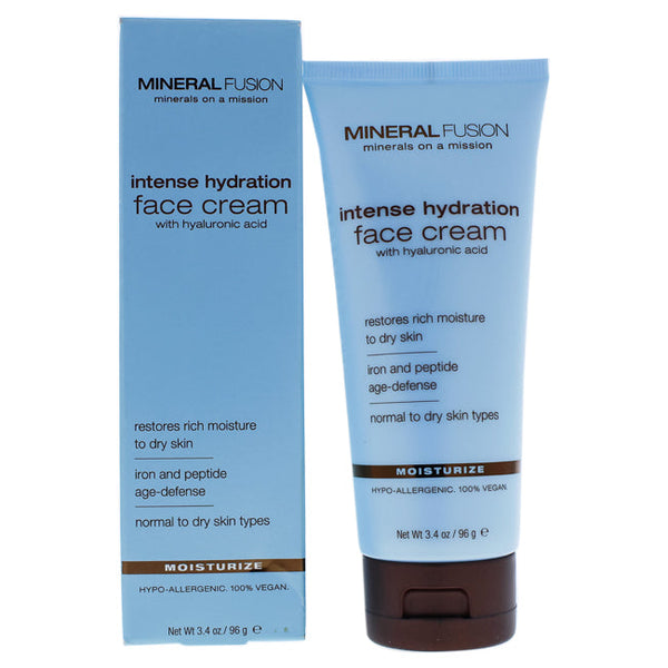 Mineral Fusion Intense Hydration Face Cream by Mineral Fusion for Women - 3.4 oz Cream