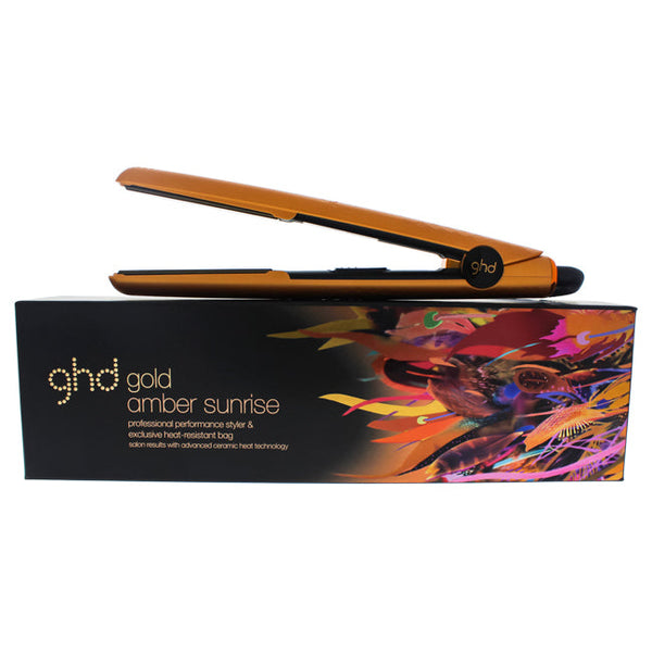 GHD Wanderlust Collection Amber Sunrise Gold Styler Flat Iron by GHD for Unisex - 1 Inch Flat Iron